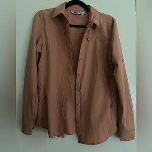 REI Hiking/ Fishing Shirt - Peach color